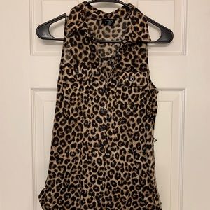 Leopard print tank